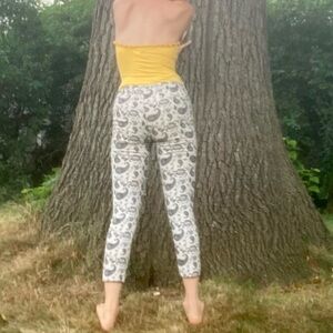 Tailored White SLIM FIT PAISLEY DRESS PANTS /  Womens Size Medium